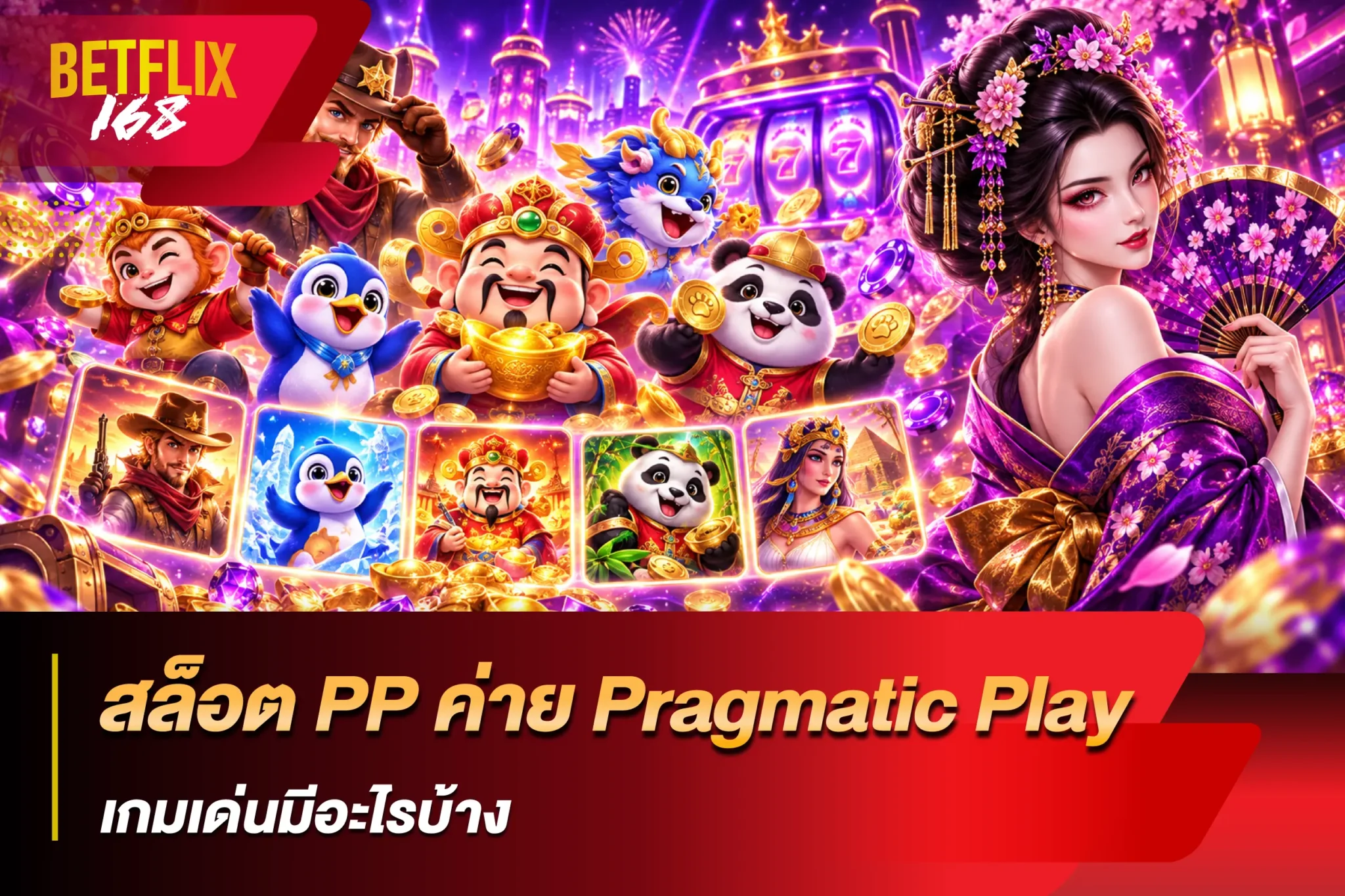 สล็อต PP ค่าย Pragmatic Play เกมเด่นมีอะไรบ้าง